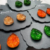 Crisp Autumn Teardrops - Dixie Bliss - Single Stud Earrings