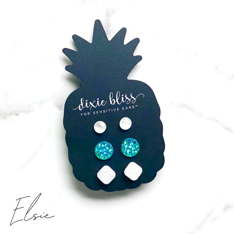 Elsie - Dixie Bliss - Trio Stud Earring Set