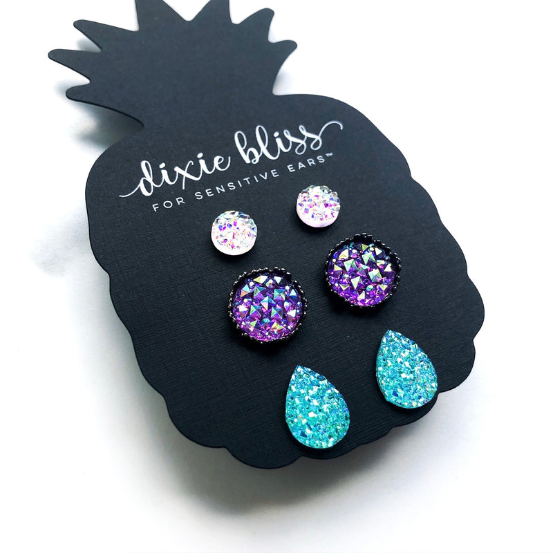 Druscilla - Dixie Bliss - Trio Stud Earring Set