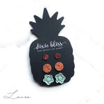 Laura - Dixie Bliss - Trio Stud Earring Set