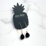 Fascination in Black - Dixie Bliss - Dangle Earrings