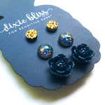 Irene - Dixie Bliss - Trio Stud Earring Set