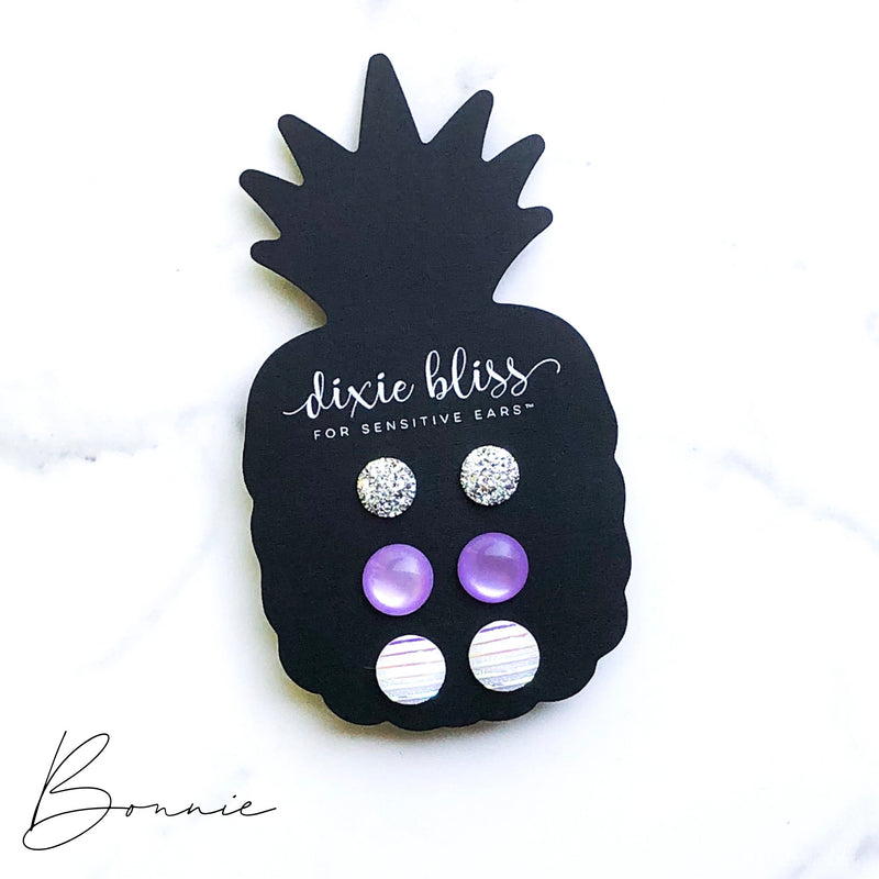 Bonnie - Dixie Bliss - Trio Stud Earring Set