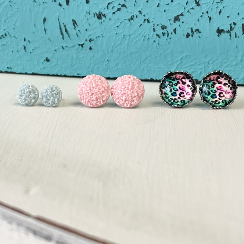 Sage - Dixie Bliss - Trio Stud Earring Set