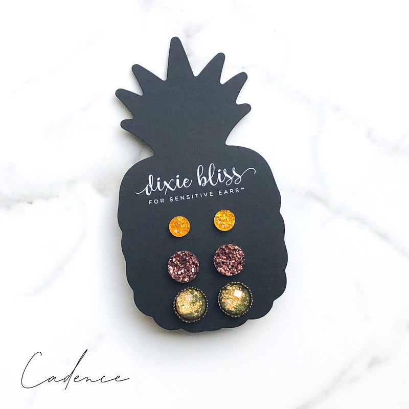 Cadence - Dixie Bliss - Trio Stud Earring Set