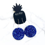 Vegas in Royal Glitter - Dixie Bliss - Dangle Earrings